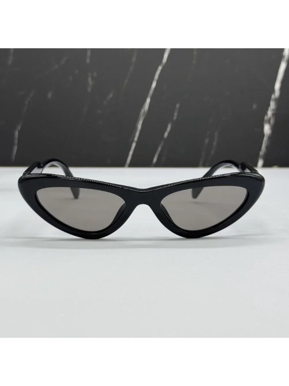 New Miu Miu MUB11SU Black Cat Eye Sunglasses SMU B11 16K80Q